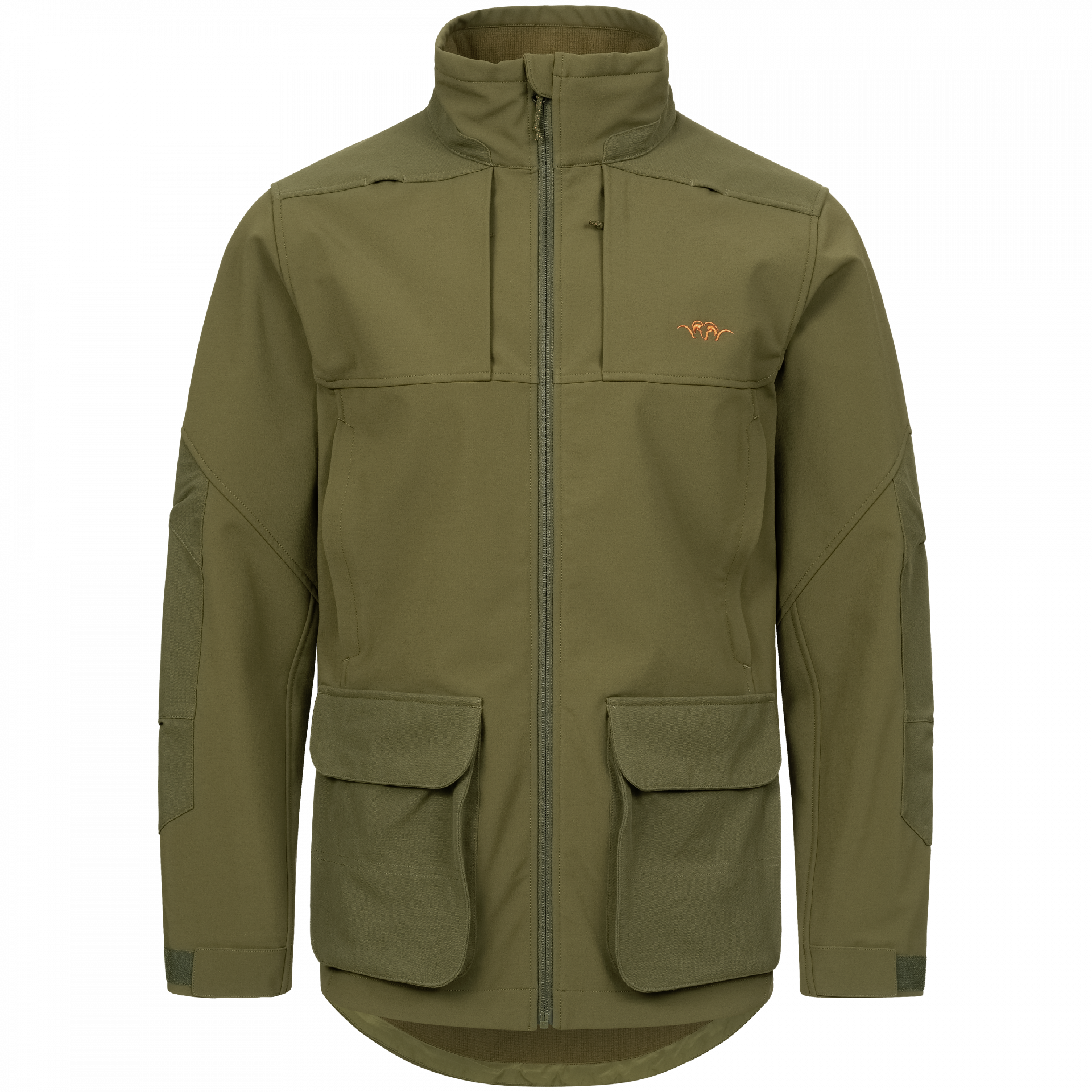 Blaser Herren Tackle Softshell Jacke dunkel olive